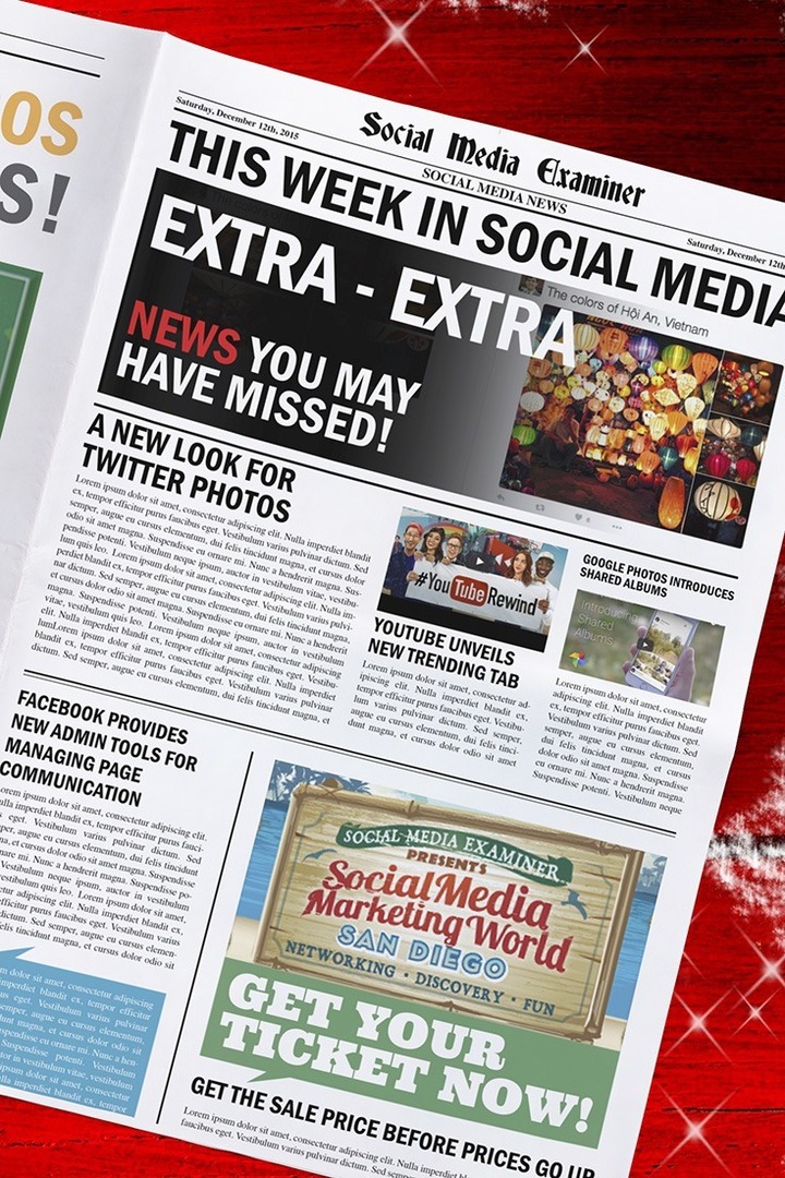 Social media examiner cotygodniowe wiadomości 12 grudnia 2015
