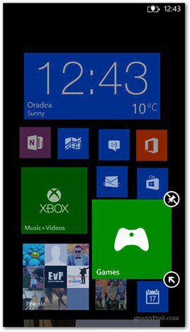 Windows Phone 8 dostosowuje kafelki 1
