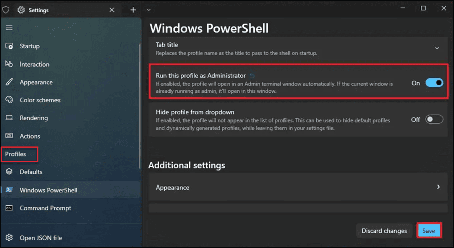 otwórz powershell jako administrator w systemie Windows 11