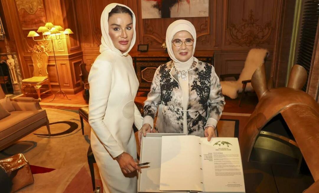 Pierwsza dama Erdoğan spotkała się z Szejką Mozą, matką emira Kataru, szejka Al Thaniego