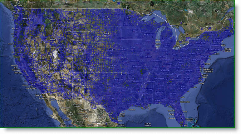 Mapy Google Widok ulicy w USA