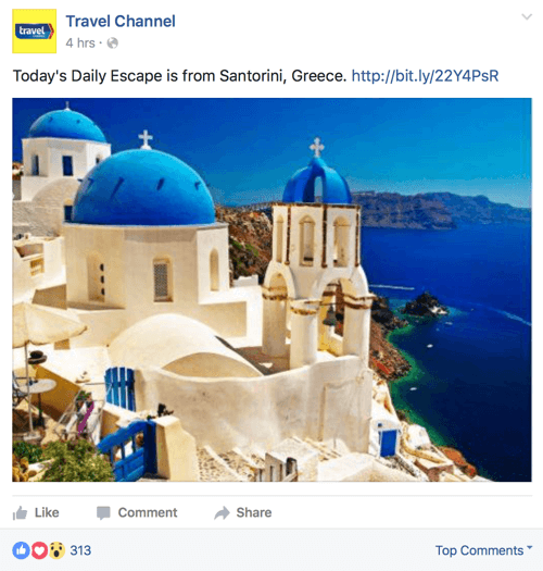 kanał podróżniczy na Facebooku