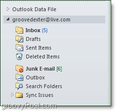 Twoje konto live lub hotmail dodane do programu Outlook za pomocą łącznika