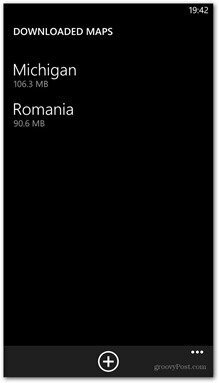 Dostępne mapy systemu Windows Phone 8