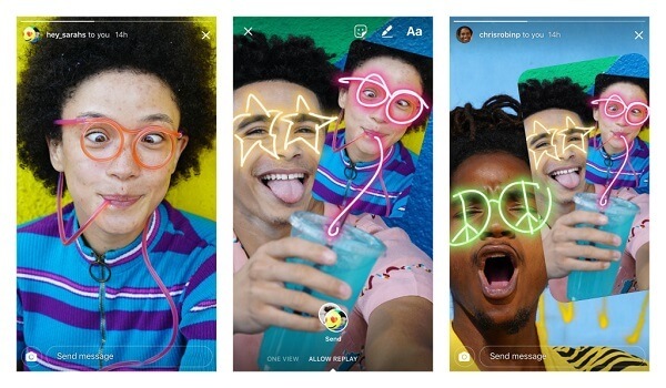 Użytkownicy Instagrama mogą teraz remiksować zdjęcia znajomych i wysyłać je z powrotem do zabawnych rozmów.