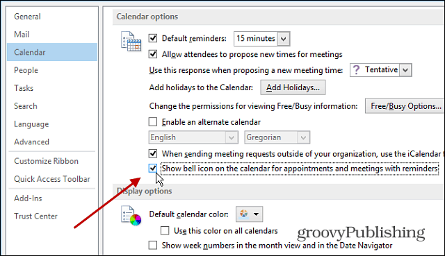 Wskazówka dotycząca programu Outlook: przywróć dzwonek przypomnienia w kalendarzu