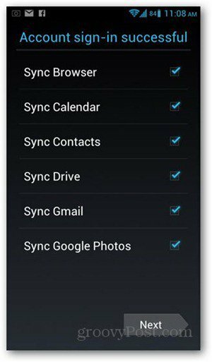 synchronizacja Gmaila