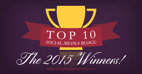 topowe blogi społecznościowe zwycięzców z 2015 roku