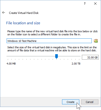 07 Określ lokalizację dysku twardego (instalacja systemu Windows 10)