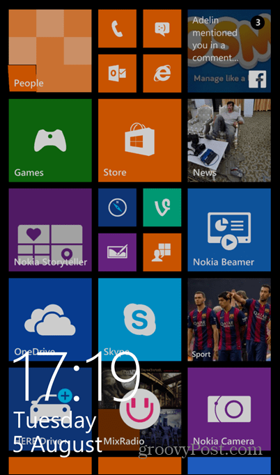 Blokada zrzutu ekranu w Windows Phone 8.1