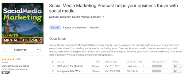 podcast marketingu w mediach społecznościowych z Michaelem Stelznerem