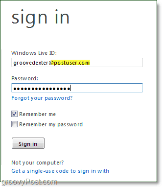 jak zalogować się do e-maila Windows Live Domain