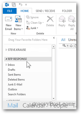 Dodaj skrzynkę pocztową Outlook 2013 - Nowa dodatkowa skrzynka pocztowa na liście