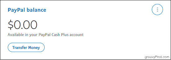 Saldo konta PayPal z kontem Cash Plus