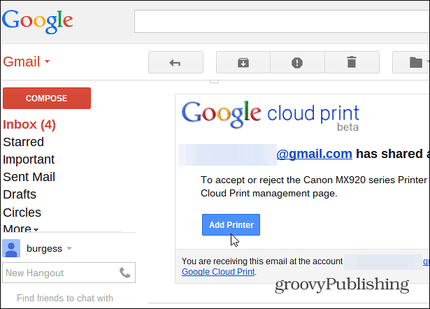 Jak udostępnić drukarkę za pomocą Google Cloud Print