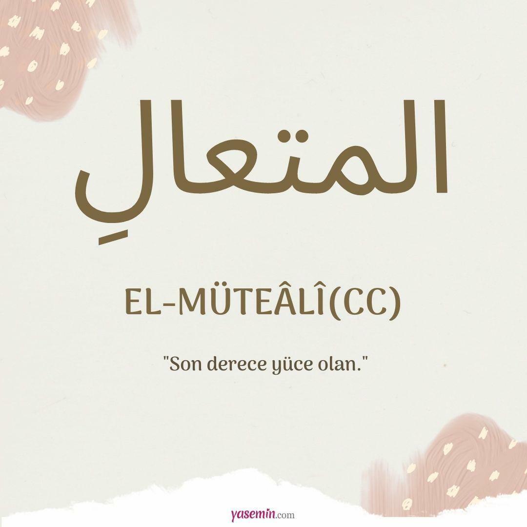 Co oznacza al-Mutaali (cc)?