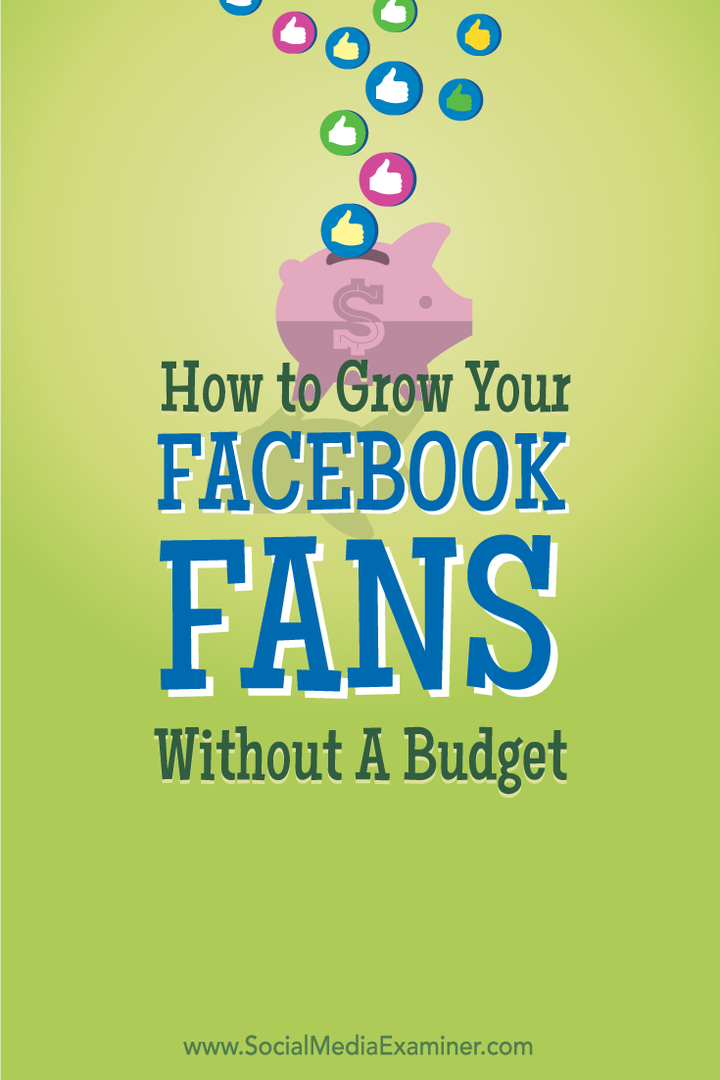 Jak zwiększyć liczbę fanów na Facebooku bez budżetu: Social Media Examiner