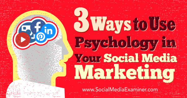 psychologia w social media marketingu