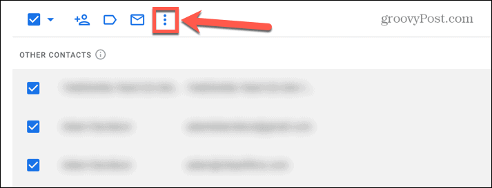 ikona trzech kropek gmaila
