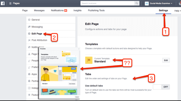 Oto jak zmienić układ strony na Facebooku za pomocą Business Managera.