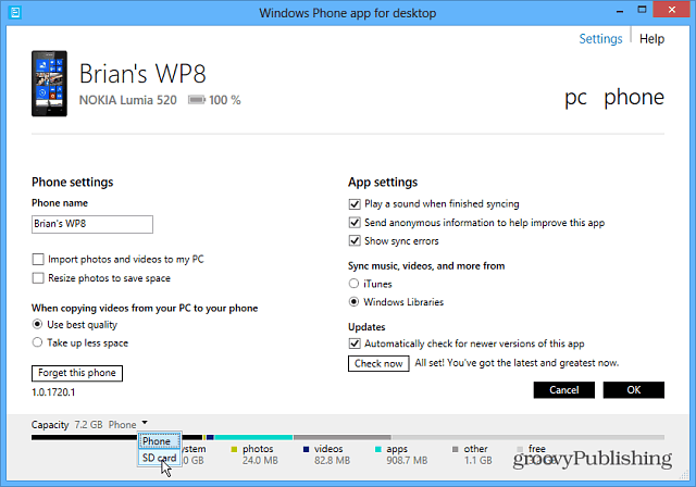 Aplikacja Windows Phone na komputer