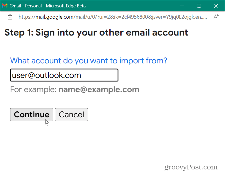 Importuj pocztę e-mail z programu Outlook do Gmaila