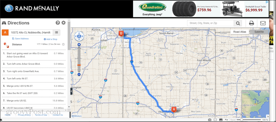 rand mcnally mapowanie online