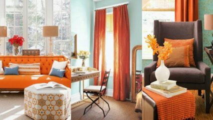 Pomarańczowe pomysły na dekorowanie domu