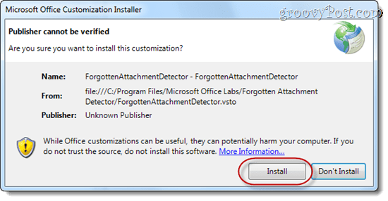 Zapomniany wykrywacz załączników ostrzega o brakujących załącznikach w programie Microsoft Outlook