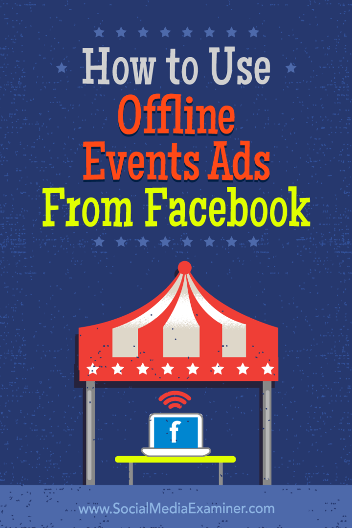 Jak korzystać z reklam wydarzeń offline z Facebooka autorstwa Any Gotter w Social Media Examiner.