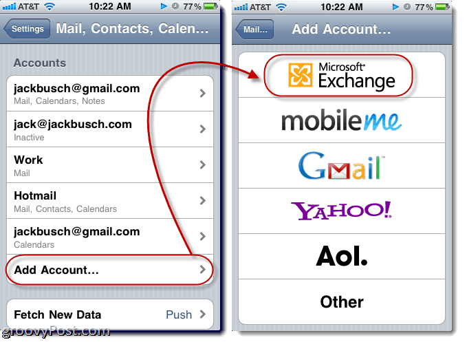 Jak synchronizować wiadomości e-mail, kontakty i kalendarze Hotmail z telefonem iPhone za pomocą ActiveSync (z funkcją Push!)