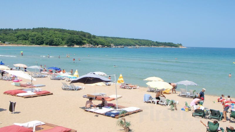 Plaża z piaskiem