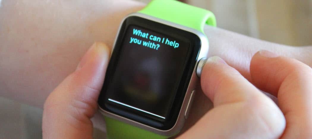 Jak używać Siri do wyszukiwania w Apple Watch
