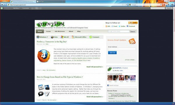 Firefox 4 nowy interfejs użytkownika i szybkość