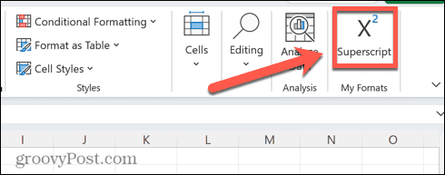 przycisk indeksu Excela