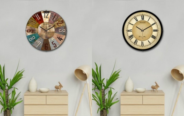 zegary ścienne do salonu
