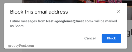 Zablokuj przycisk w Gmailu