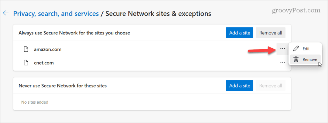 Użyj Microsoft Edge VPN