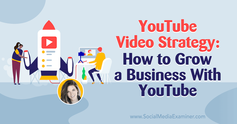 Strategia wideo w YouTube: jak rozwijać firmę dzięki YouTube zawierającej spostrzeżenia Sunny Lenarduzzi w podcastie z marketingu w mediach społecznościowych.