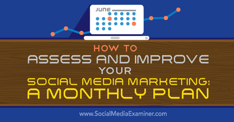 miesięczny plan ocen z marketingu w mediach społecznościowych