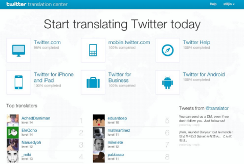 Centrum tłumaczeń na Twitterze