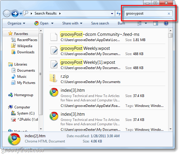 wyszukiwanie zaawansowane w systemie Windows 7