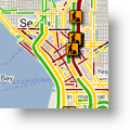 Google Maps Live Traffic dla dróg przelotowych