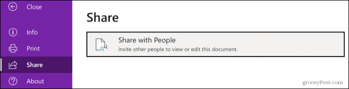 Udostępniaj innym osobom w OneNote dla sieci Web