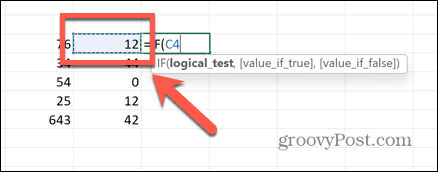 Excel wybrany dzielnik