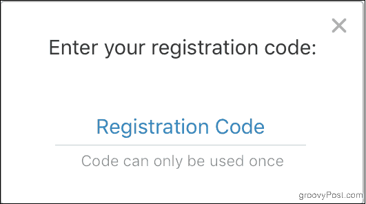 Wpisz swój kod rejestracyjny