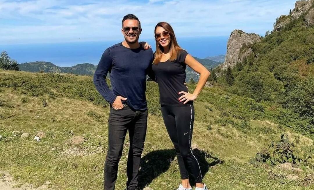 Korhan Sayginer zabrał swoją żonę Zuhal Topal na szczyt! Uwielbiam zdjęcie z 1700 metrów...