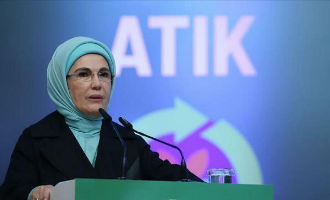 Emine Erdoğan pogratulowała członkiniom Kooperatywy Przedsiębiorczości Kobiet Hatay Green Nature