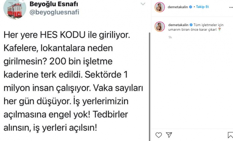 Demet Akalın wspierał operatorów, którzy byli ofiarami zakazów!