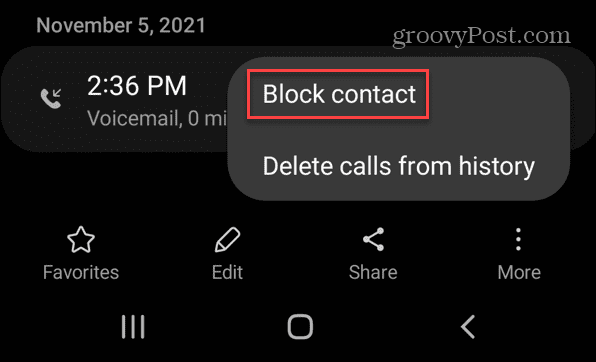 Zablokuj numer na Androidzie